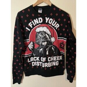 Star Wars Women's Crew Neck Christmas Sweater - Size Medium